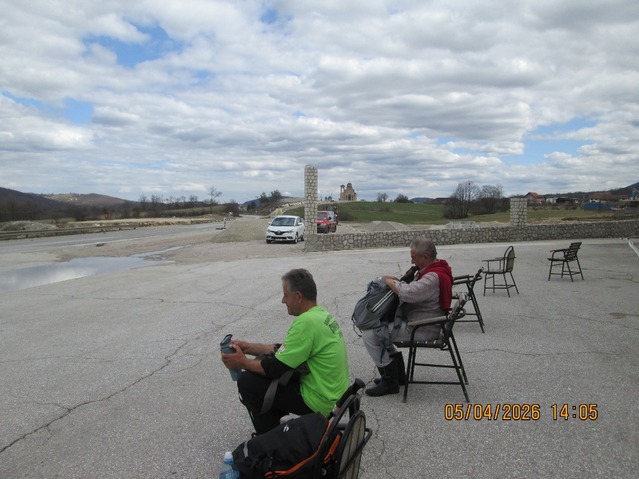 Odmor na kraju akcije.